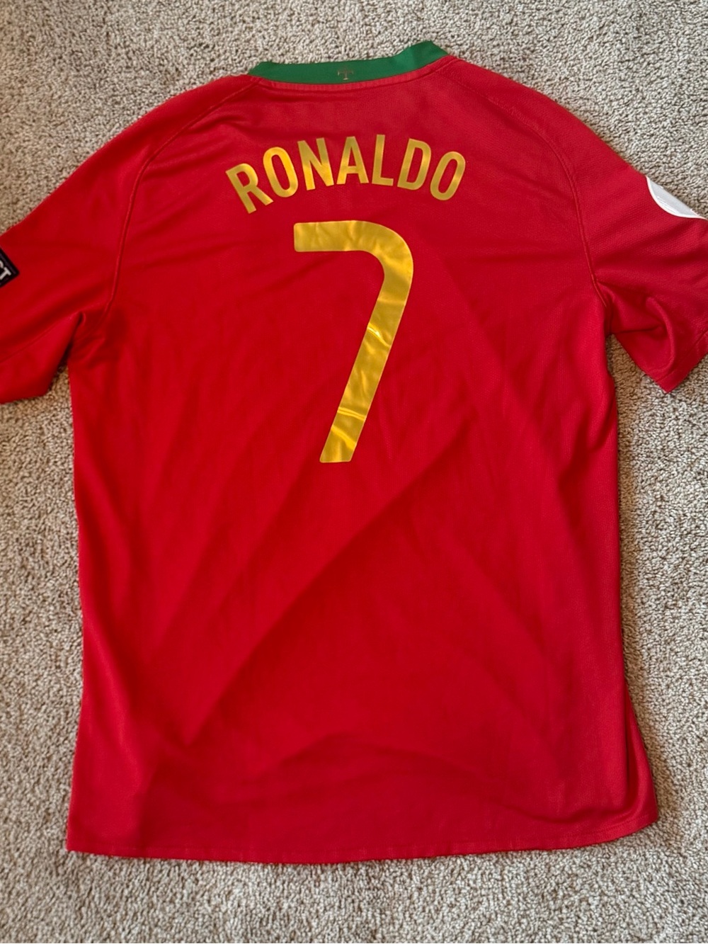 2008-09 Portugal Home Cristiano Ronaldo Euros Nike Jersey
